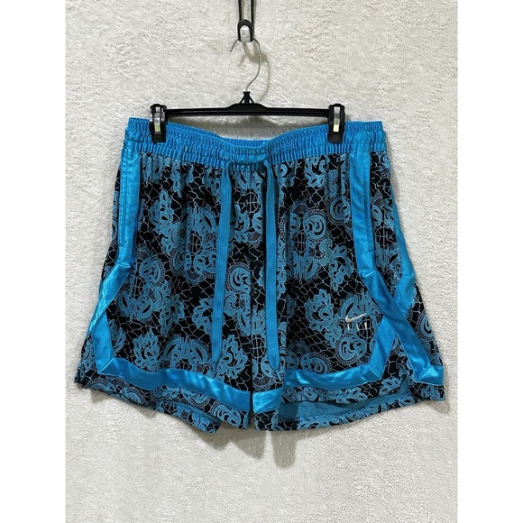 Nike Pants - Nike Fly Crossover Basketball Printed Shorts Blue Black DC0869-446 Size XL Women